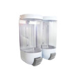 DISPENSER PARA SHAMPOO Y ACOND. ACRILICO TRANSPARENTE