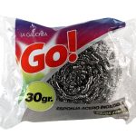 ESPONJA DE ACERO INOX x 30 grs. GO!
