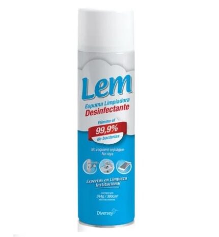 LEM ESPUMA LIMPIADORA DESINF. AEROSOL X 360 CC
