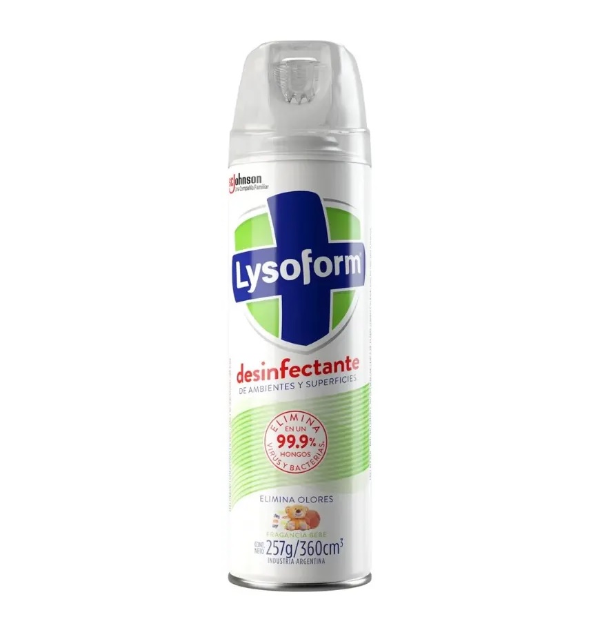 LYSOFORM BEBE LYSOFORM AEROSOL x 360 cc. BEBE - Imagen 1