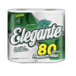 PAPEL HIGIENICO ELEGANTE BCO 4 x 80 mts