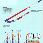 ASTA TELESCOPICA DE CHAPA 2 x 1 mts.