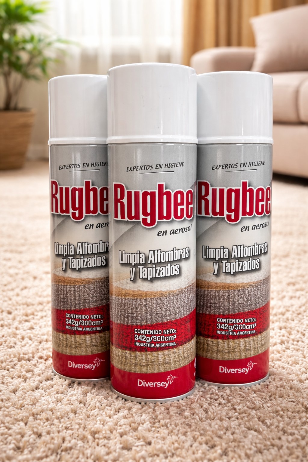 RUGBEE RUGBEE AEROSOL LIMPIA ALFOMBRAS X360 CC - Imagen 1