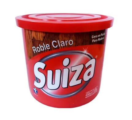 CERA SUIZA PASTA ROBLE CLARO x 450 CC