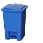 RECIP. C/TAPA A PEDAL DE 15 lts. AZUL