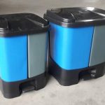 RECIP. DOBLE 40 LTS C/ TAPA A PEDAL