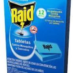 RAID TABLETAS MATA MOSQUITOS x 12 un.