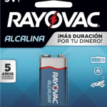 BATERIA ALCALINA 9V RAYOVAC x un.