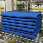 PAÑO MICROFIBRA NIDO DE ABEJA AZUL ROYCO