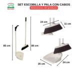SET DE PALA + ESCOBETA CON CABOS SALZANO - Imagen 2
