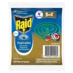 RAID ESPIRALES  x 4 UNIDADES