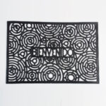 FELPUDO PVC NEGRO 40X60 CM