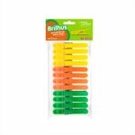BROCHES PLASTICOS BRILHUS X 12 UNIDADES