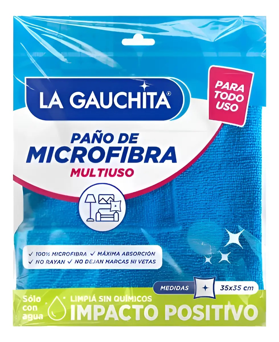 LA GAUCHITA SET PAÑOS MICROFIBRA X 3 UNID. LA GAUCHITA - Imagen 1