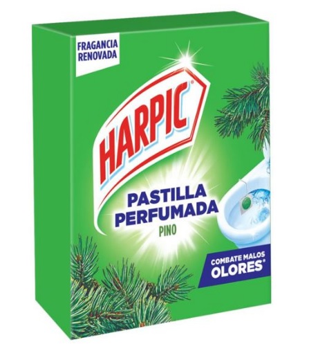 PASTILLA PINO HARPIC PASTILLA PARA INODORO PINO X 20 GRS - Imagen 1