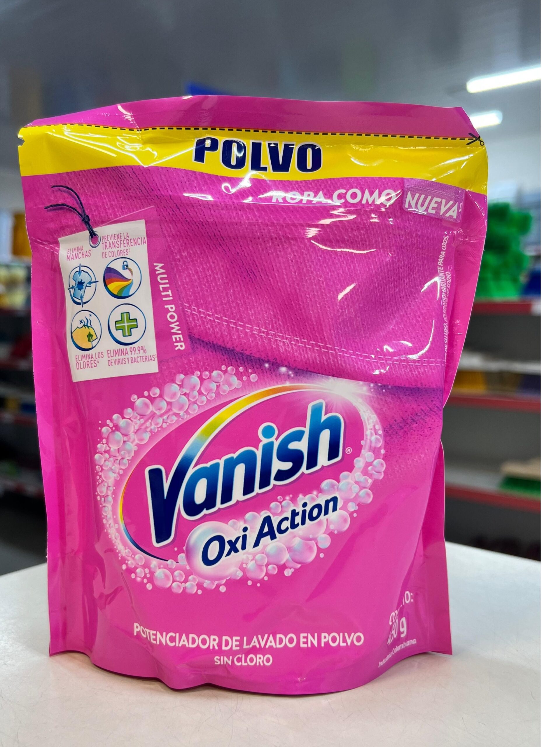 POLVO ROSADO 450 GRS VANISH POLVO ROSA X 450 GRS DP - Imagen 1