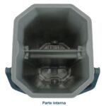 BALDE MOPA PLANA DOBLE X 10 LTS GRIS - Imagen 3