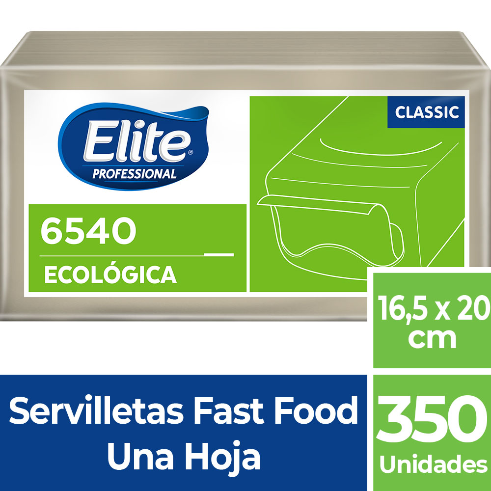 3916f-6540 SERVILLETA ELITE FAST FOOD SH 20x16 5 - Imagen 1