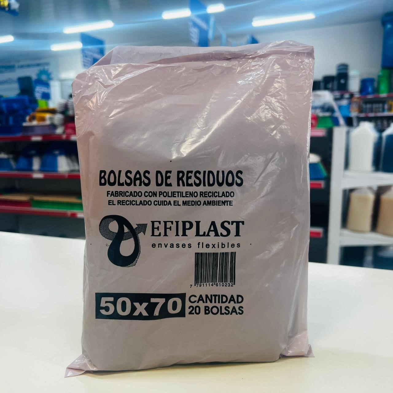 BOLSA 50 X 70 BOLSA DE RESIDUO 50X70 X 20 UNID. - Imagen 1