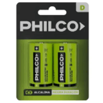 PILA ALCALINA PHILCO D X 2 UNIDADES