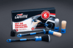 KIT DE BROCHA DETAILING X 4 TIPOS DE CERDAS HIBRID