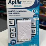 GANCHO P/ CUADRO C/ ADHESIVO BLANCO GDE
