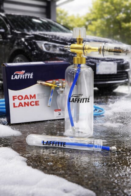 FOAM LANCE TRANSPARENTE CON 2 DOSIFICADORES