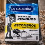 BOLSA PLANA ESCOMBROS NEGRA 40X60CM X 10 UNID.