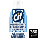 CIF DESINFECTANTE EN AEROSOL X 360 CC SANDALO