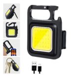 LINTERNA LED COB LLAVERO RECARGABLE