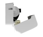 DISPENSER P/ TOALLA EN ROLLO C/ PALANCA BCO NOBRE - Imagen 4