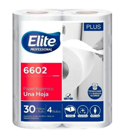 PAPEL HIGIENICO ELITE SH 30 MTS x 4