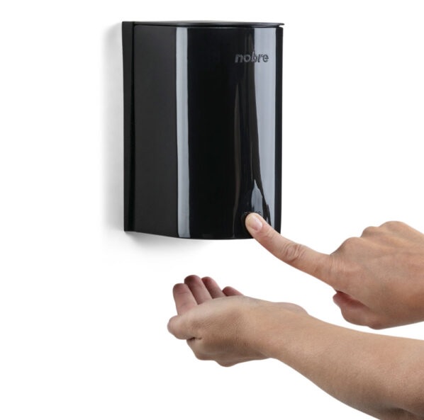 DISPENSER NEGRO NOBRE DISPENSER P/ JABON LIQUIDO MINI NEGRO - Imagen 1
