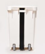 CESTO 100LTS BLANCO C/PEDAL Y RUEDAS - Imagen 2
