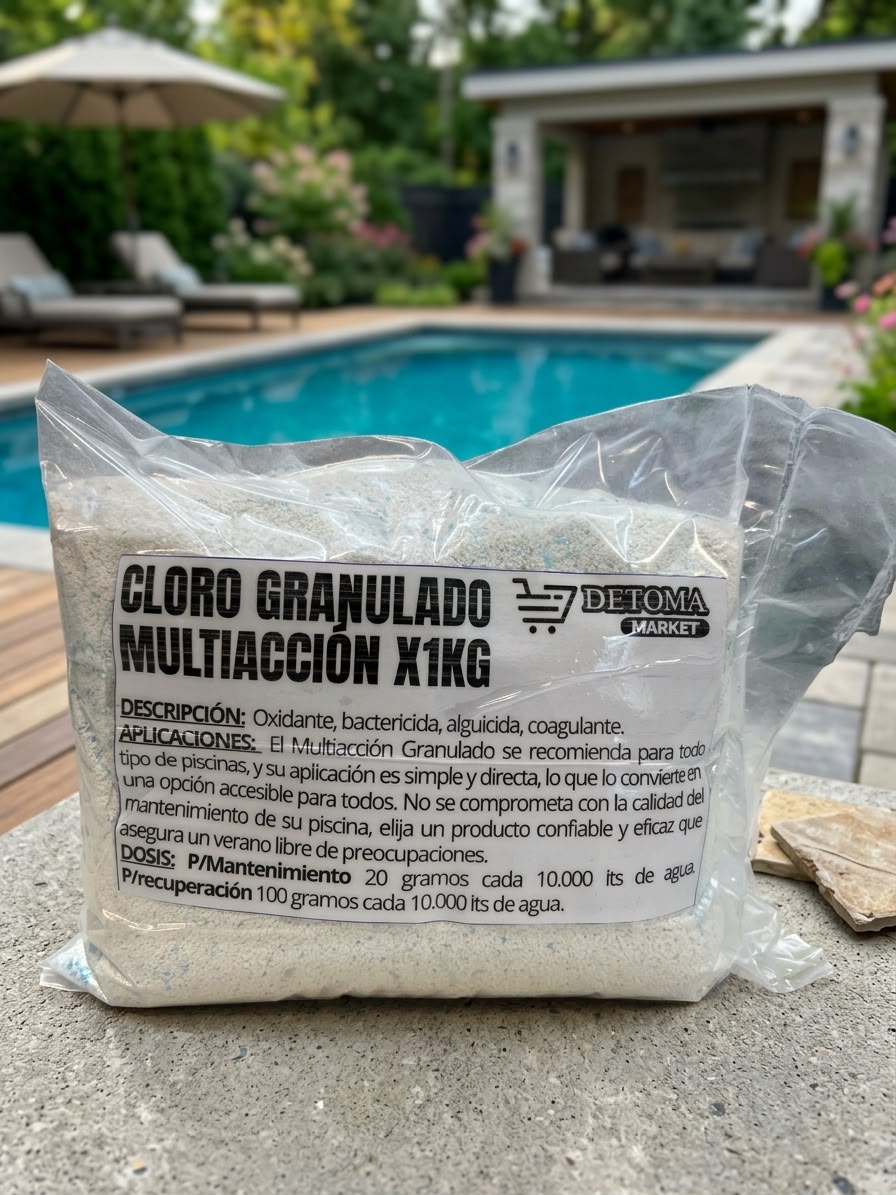 CLORO GRANULADO CLORO GRANULADO MULTIACCION X 1 KG - Imagen 1